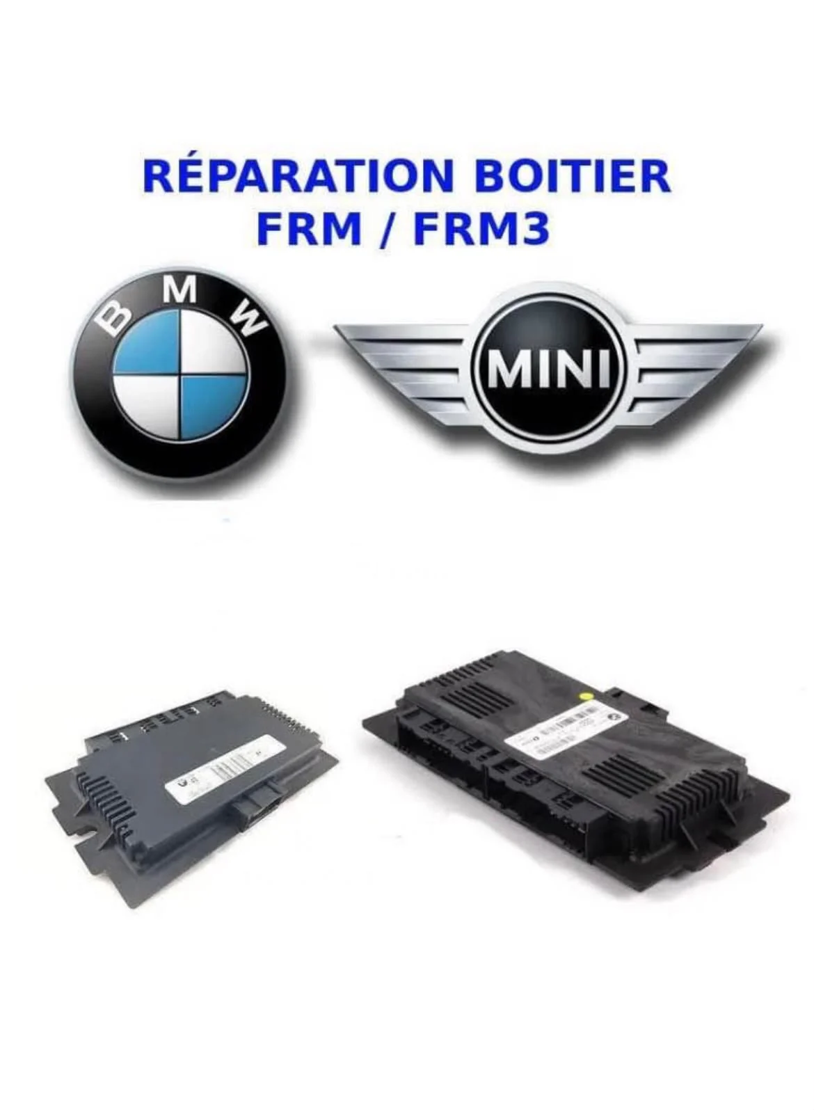 Boîtiers FRM et FRM3 pour BMW et MINI