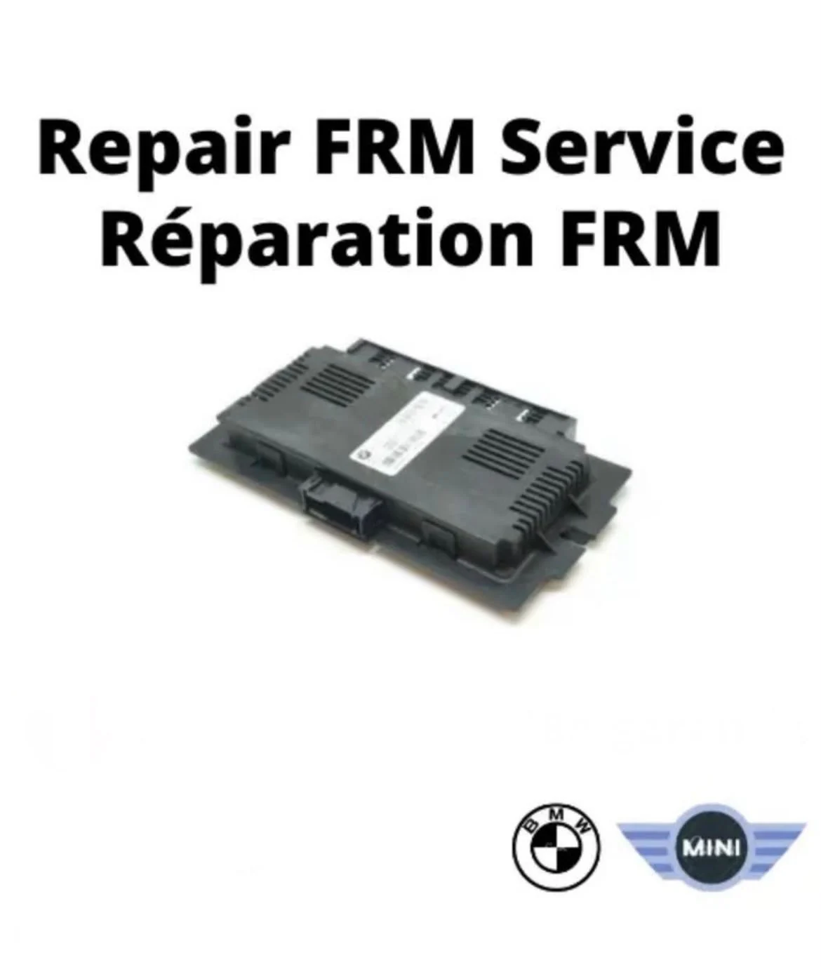 Module FRM BMW et MINI présenté avant réparation